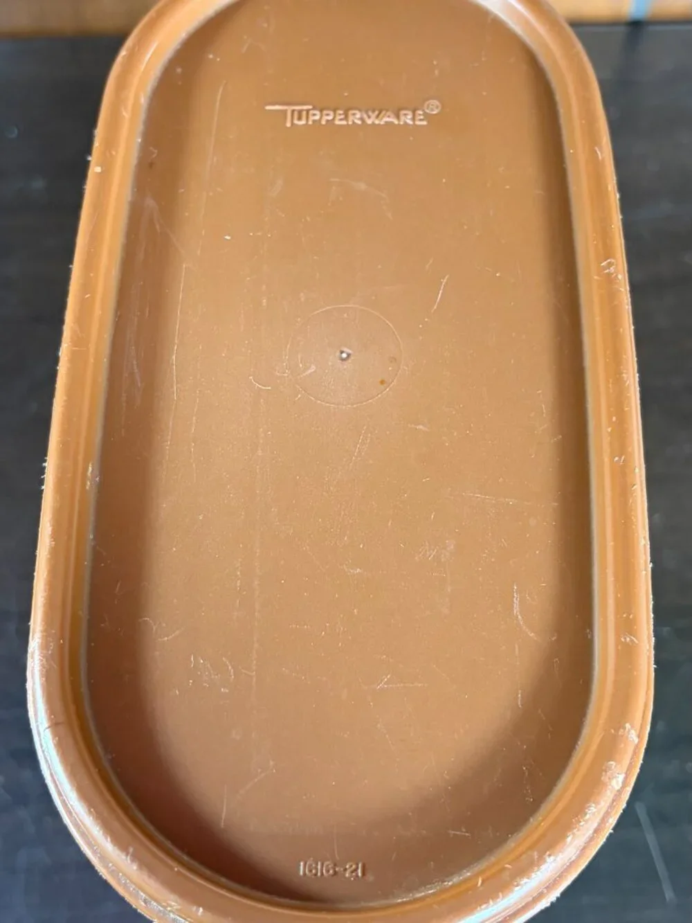 3 Vintage Tupperware Modular Mates Food Storage Containers Sheer Plastic Brown